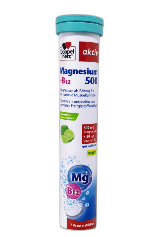 Doppel Herz Magnesium 400Mg+ B Complex+ Folic Acid Eff Tabs