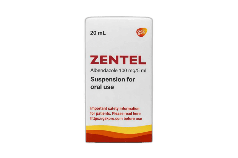 Zentel Suspension 100Mg/5Ml