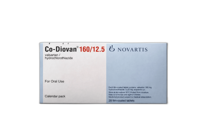 Co Diovan 160Mg/12.5Mg Tabs 28\'S