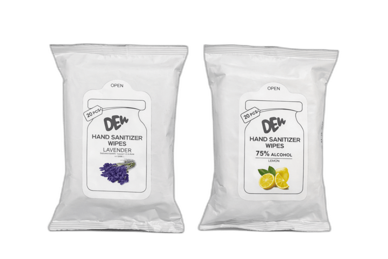 Dew Hand Sanitizer Wipes