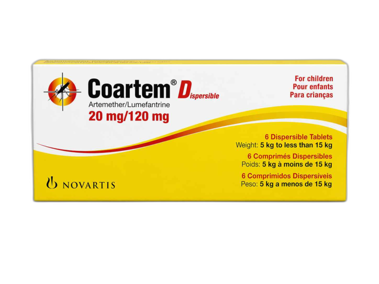 Coartem Dispersible 20/120Mg Tabs