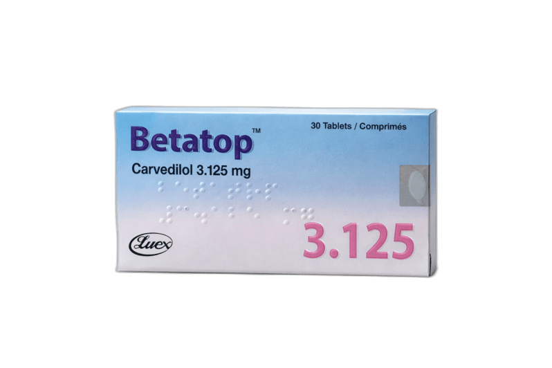 Betatop 3.125Mg Tabs 30S