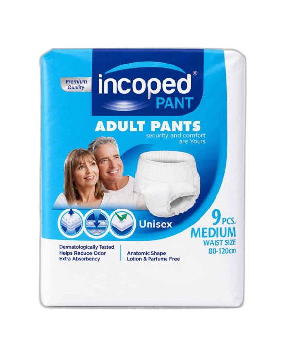 Incoped Adult Pants 9Pcs (Medium0