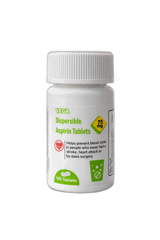 Dispersible Aspirin 75Mg Tabs Vega