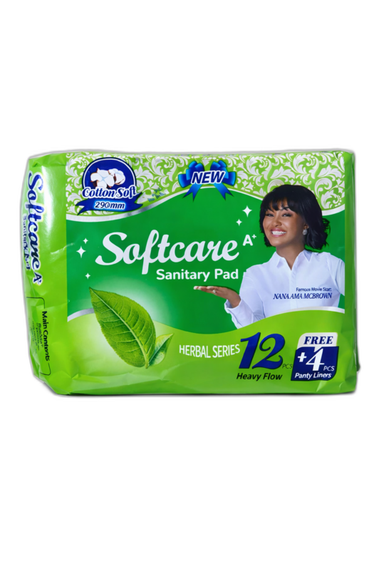Softcare Sanitary Pads 12'S (Green)