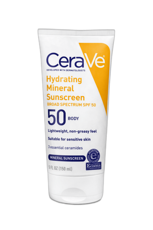 Cerave Hydrating Mineral Sunscreen Spf 50