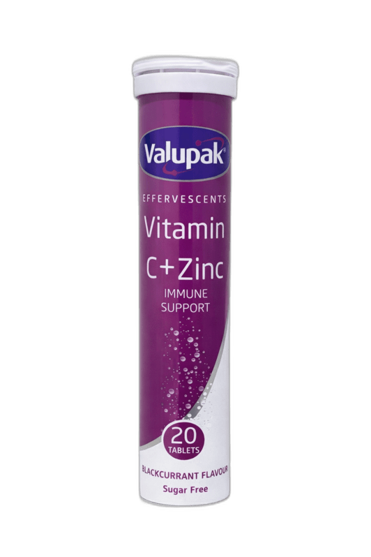Valupak Vitamin C+ Zinc Effervescents